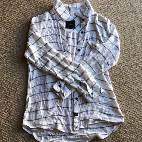 Rails Striped Relaxed Fit Shirt - Picture 1 of 6